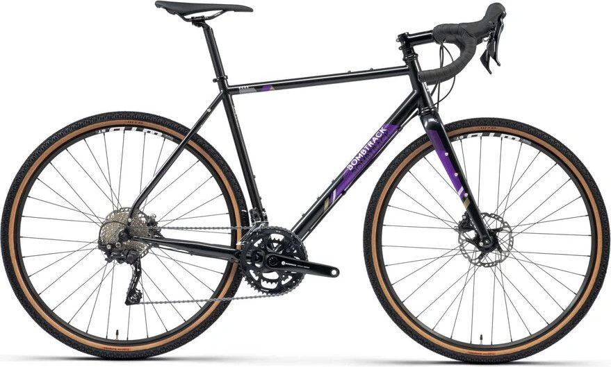 Bombtrack Hook Gravel Bike Shimano GRX 10S 700 Mm Glossy Black / Purple 1 Bombtrack Hook Gravel Bike Shimano GRX 10S 700 Mm Glossy Black / Purple