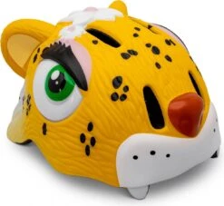 Crazy Safety Children's Helmet Leopard Yellow