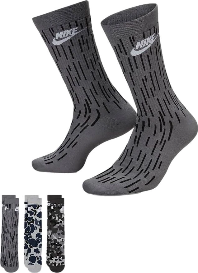 Nike Sportswear Everyday Essential Socks Black/White 4 Nike Sportswear Everyday Essential Socks Black/White - Image 4