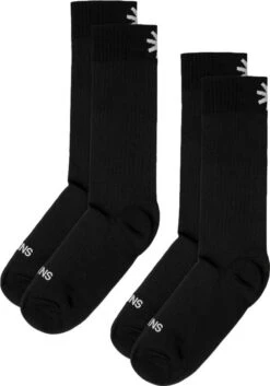 Rains Logo Beige Socks X2