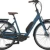 Gazelle Bloom C7 HMS Single Speed Electric City Bike 630 Wh Mallard Blue 2022