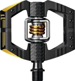 Crankbrothers CRANK BROTHERS MALLET E 11 Clipless Pedals With Cage Black Gold