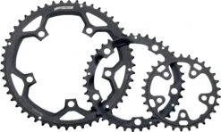 FSA Middle Road Chainrings 130BCD 39T For Triple Crankset 5 Holes Black