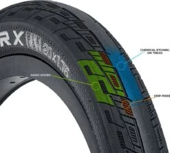 Tioga Fastr X LBL Flexible 20'' BMX Tire Black 6 Tioga Fastr X LBL Flexible 20'' BMX Tire Black -Component Bike Gear 49337461838ac1dc26d7.72065209