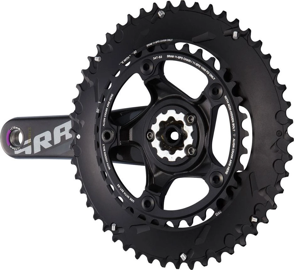 SRAM Crankset FORCE 22 BB30 Compact 50/34 Yaw BB30 Without Bottom Braket 2 SRAM Crankset FORCE 22 BB30 Compact 50/34 Yaw BB30 Without Bottom Braket - Image 2