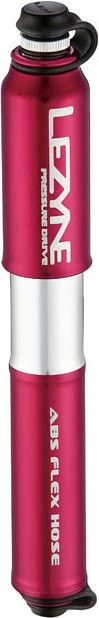 LEZYNE PRESSURE DRIVE Small Hand Pump Red