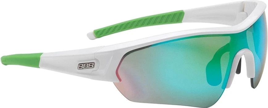 BBB Sunglasses SELECT White Green 1 BBB Sunglasses SELECT White Green