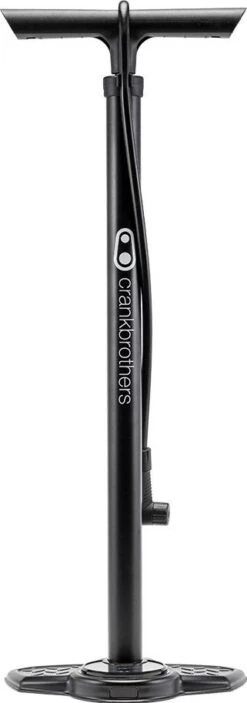 Crankbrothers Sapphire Floor Pump (Max 160 Psi / 11 Bar) Midnight Edition Black
