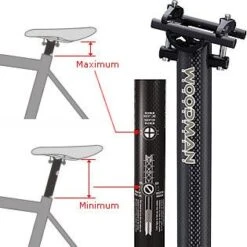Woodman Carbo EL Carbon Seatpost 9 Woodman Carbo EL Carbon Seatpost -Component Bike Gear 54c6583a9d516