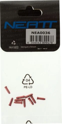 NEATT Gear Cable End Caps - Red