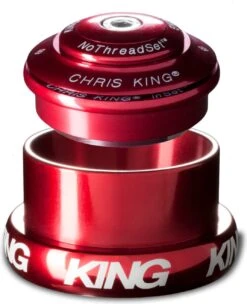 Chris-king CHRIS KING Headset INSET 2 Semi-Integrated And External Tapered 1''1/8-1.5'' Red