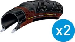 Continental 2 Grand Prix 4 Seasons Tyres Bundle 700x23