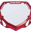 BOX Number Plate PHASE 1 Red Chrome