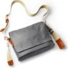 BROOKS ENGLAND BROOKS PADDINGTON Canvas Shoulder Bag Grey