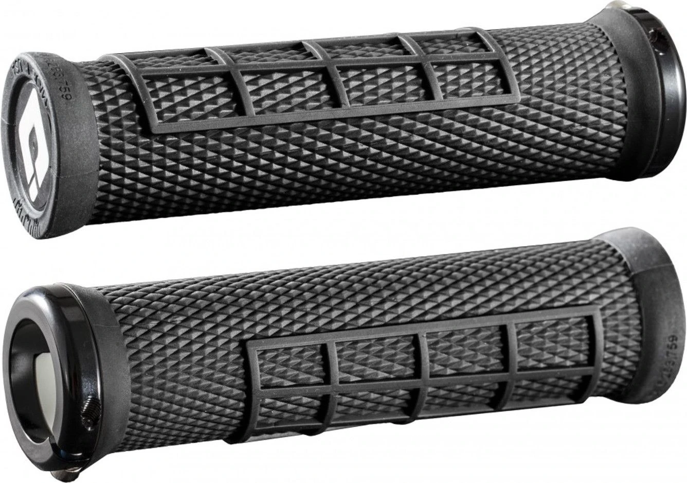 Pair Of Grips ODI ELITE FLOW LOCK-ON Black 1 Pair Of Grips ODI ELITE FLOW LOCK-ON Black