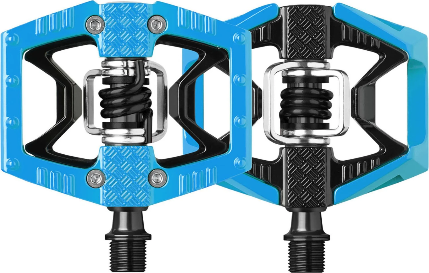CRANKBROTHERS Pedals DOUBLE SHOT Blue Black 1 CRANKBROTHERS Pedals DOUBLE SHOT Blue Black
