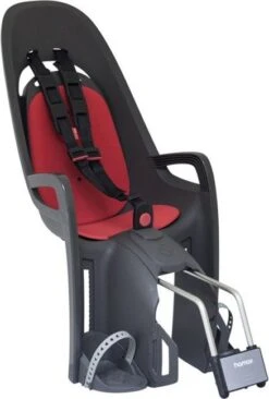 HAMAX ZENITH Child Bike Seat Grey Red