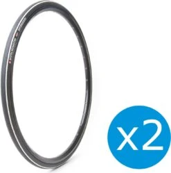 HUTCHINSON Bundle 2 Tires Intensive 2 Souple Hardskin Renforced 700x25 Black