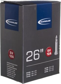 Schwalbe Butyl Inner Tube 26 X 1.00/1.40 Presta Valve