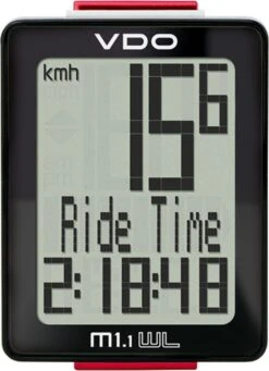 VDO M1.1 Wired Computer White Black 5 VDO M1.1 Wired Computer White Black -Component Bike Gear 58e3710c5730d