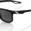 100% Centric Black Glasses Black Polarized Lenses