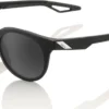 100% Campo Sunglasses Black Frame Polarized Black Lens