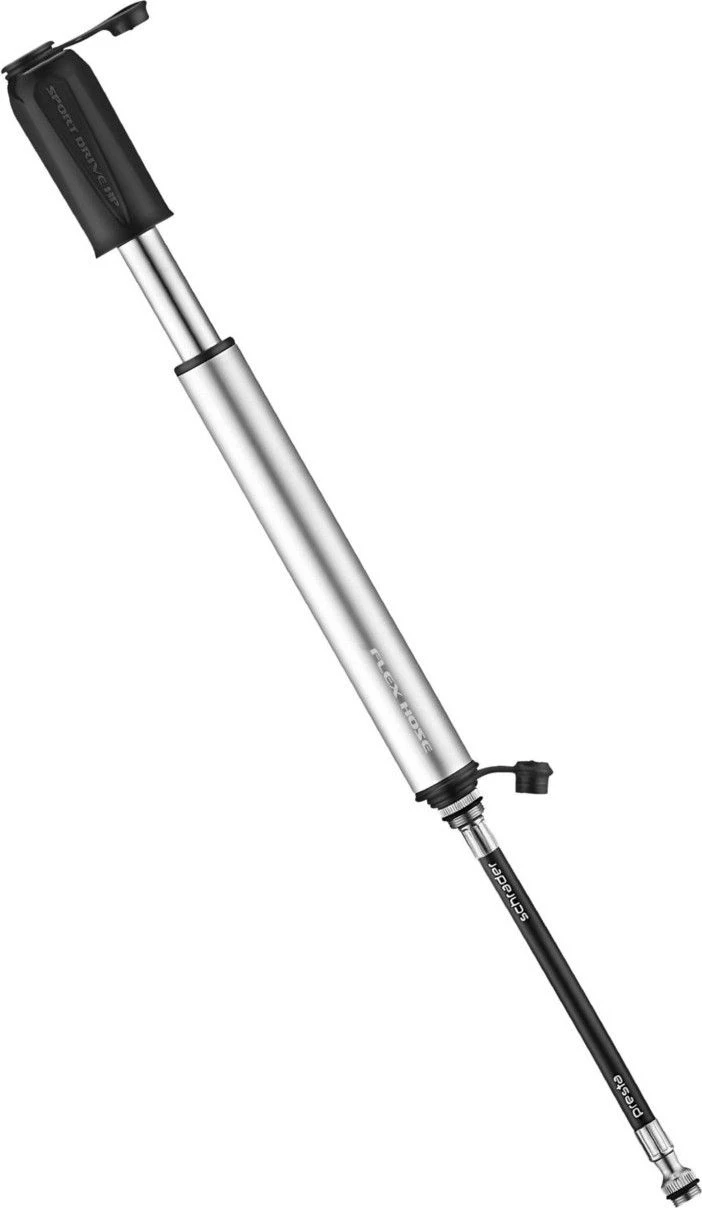Lezyne Sport Drive HV Hand Pump Silver 2 Lezyne Sport Drive HV Hand Pump Silver - Image 2