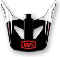 100% Status Kelton Red Replacement Visor