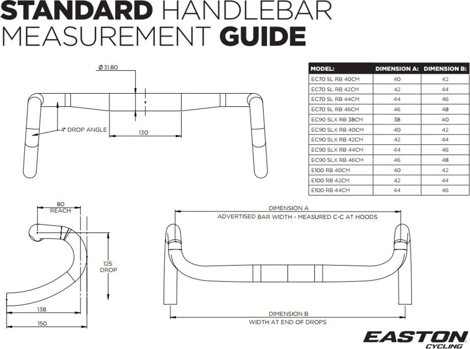 Easton Handlebar EA50 3 Easton Handlebar EA50 - Image 3