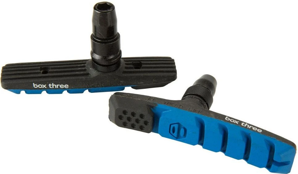 Box Three Air Flow Brake Pads 70mm Blue 1 Box Three Air Flow Brake Pads 70mm Blue