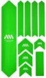 All-mountain-style ALL MOUNTAIN STYLE XL Frame Guard Kit - 10 Pcs - Green White