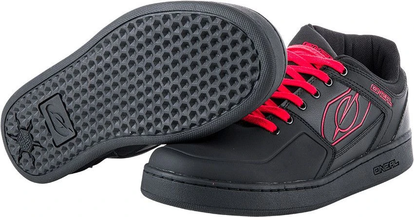O'Neal Oneal Pinned Pro MTB Shoes Black Red 4 O'Neal Oneal Pinned Pro MTB Shoes Black Red - Image 4
