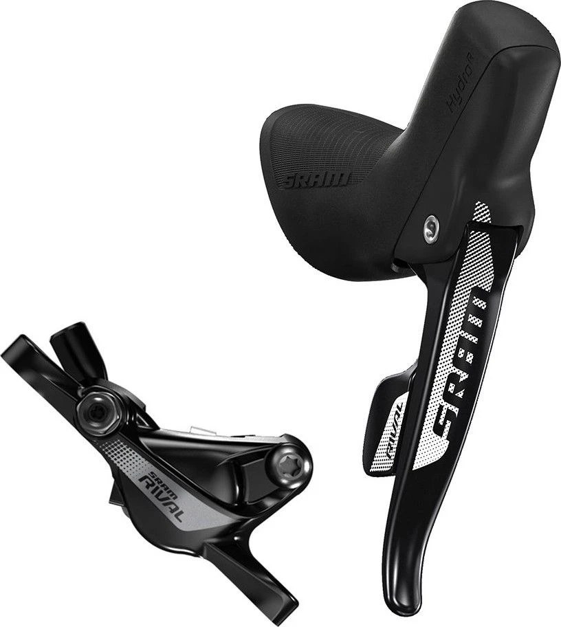 Hydraulic Rear Brakeset Right Lever Sram Rival 22 HRD Post Mount (w/o Rotor) Black 1 Hydraulic Rear Brakeset Right Lever Sram Rival 22 HRD Post Mount (w/o Rotor) Black
