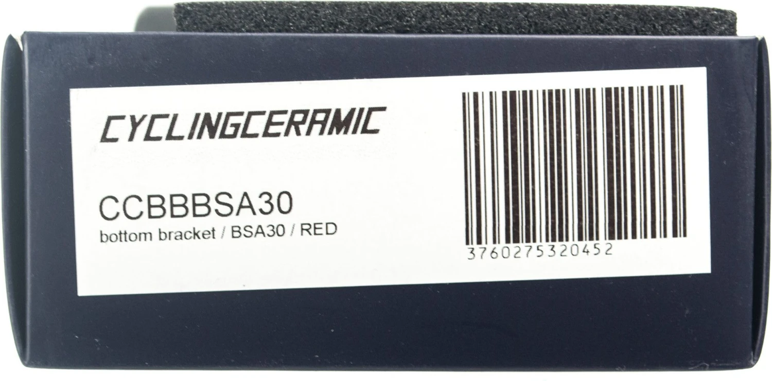 CYCLING CERAMIC Boitier BSA 30 RED 2 CYCLING CERAMIC Boitier BSA 30 RED - Image 2