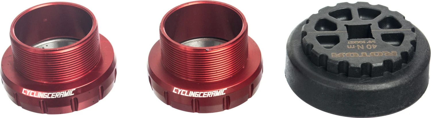 CYCLING CERAMIC Boitier BSA 30 RED 3 CYCLING CERAMIC Boitier BSA 30 RED - Image 3