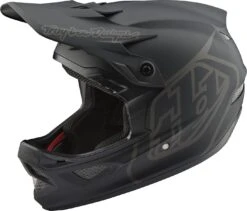 Troy Lee Designs D3 Fiberlite Mono Full Face Helmet Black 2018