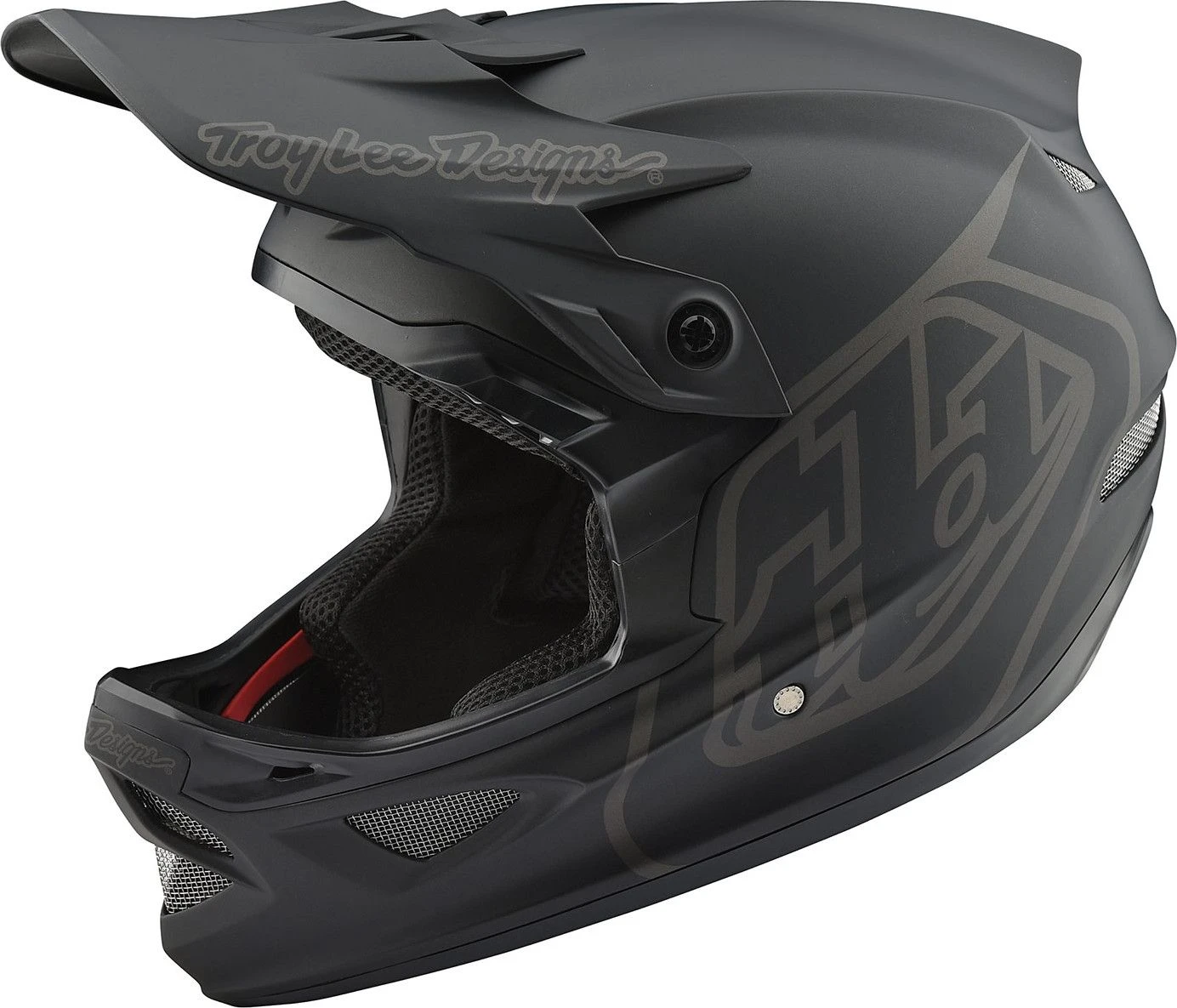 Troy Lee Designs D3 Fiberlite Mono Full Face Helmet Black 2018 1 Troy Lee Designs D3 Fiberlite Mono Full Face Helmet Black 2018