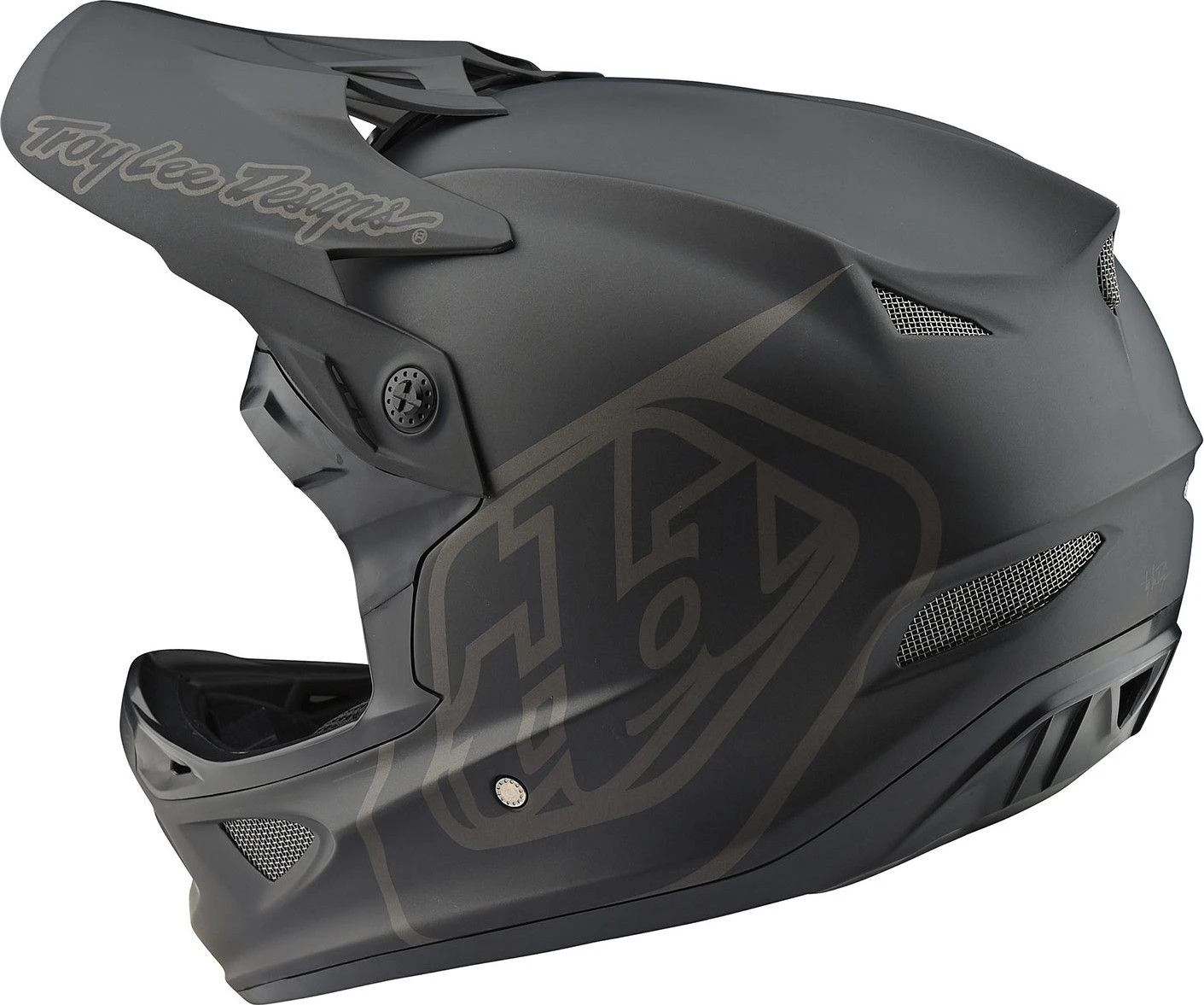 Troy Lee Designs D3 Fiberlite Mono Full Face Helmet Black 2018 3 Troy Lee Designs D3 Fiberlite Mono Full Face Helmet Black 2018 - Image 3