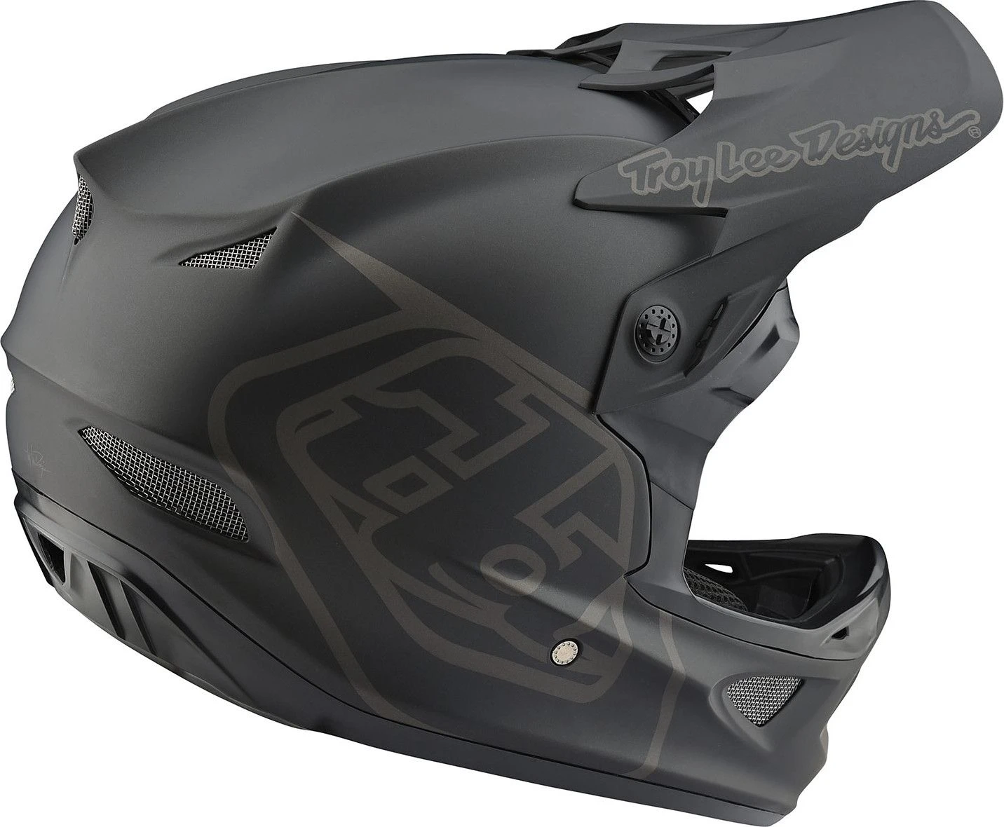 Troy Lee Designs D3 Fiberlite Mono Full Face Helmet Black 2018 5 Troy Lee Designs D3 Fiberlite Mono Full Face Helmet Black 2018 - Image 5