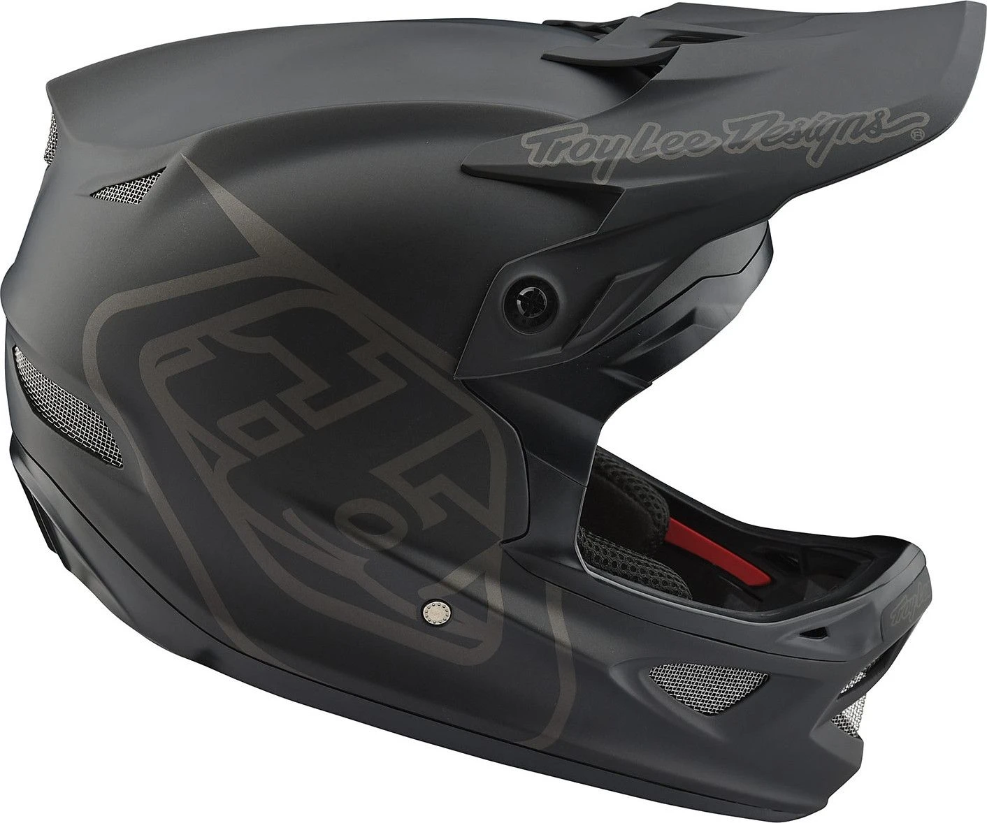 Troy Lee Designs D3 Fiberlite Mono Full Face Helmet Black 2018 6 Troy Lee Designs D3 Fiberlite Mono Full Face Helmet Black 2018 - Image 6