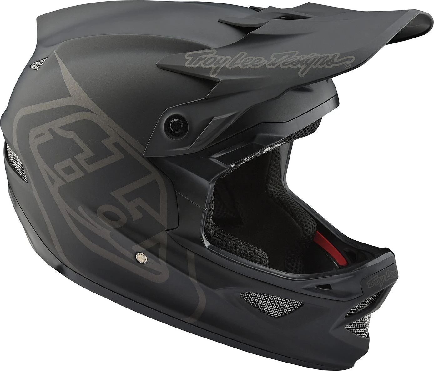 Troy Lee Designs D3 Fiberlite Mono Full Face Helmet Black 2018 7 Troy Lee Designs D3 Fiberlite Mono Full Face Helmet Black 2018 - Image 7