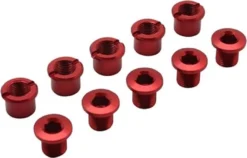 Forward Alu 6.5mm X5 Chainring Bolts Red
