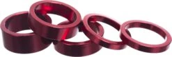 Parts 8.3 Kit Of Aluminium Spacers (x5) Red