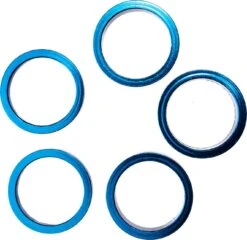 Parts 8.3 Kit Of Aluminium Spacers (x5) Red -Component Bike Gear 5a7ac398564a3