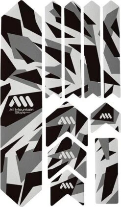All-mountain-style All Mountain Style Honeycomb XL 10 Pcs Frame Guard Kit - Digital Camo