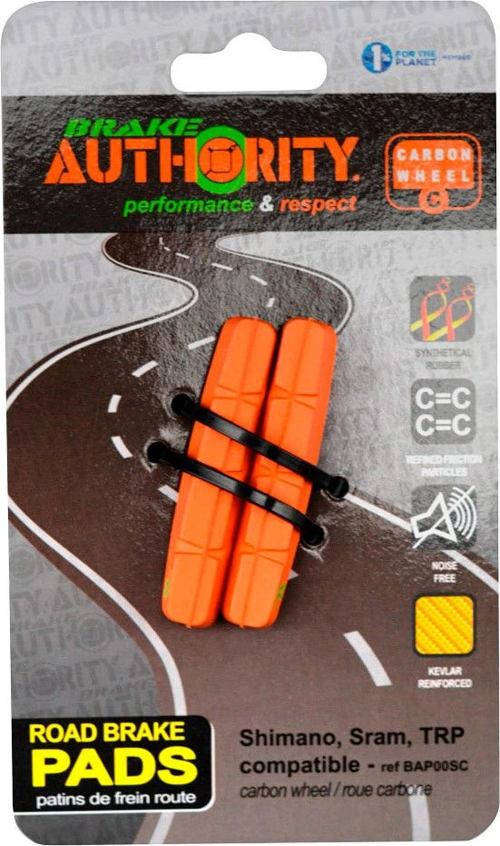 Brake Authority Brake Pads Shimano/Sram/TRP (Carbon Rim) 1 Brake Authority Brake Pads Shimano/Sram/TRP (Carbon Rim)