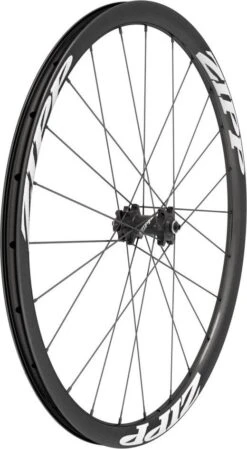 ZIPP Front Wheel 202 Firecrest Tubeless Disc | 9/12/15x100mm | White Stickers -Component Bike Gear 5a8ea72c6e3b8