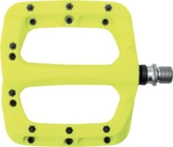 HT Components HT Pedales Plates Nylon PA03A Neon Yellow 793