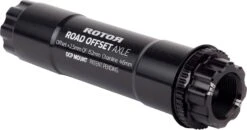 ROTOR ALDHU Offset +25mm Cranks Axle Black