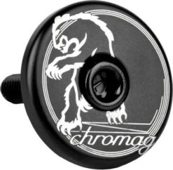Chromag Top Cap Black 1 1/8''